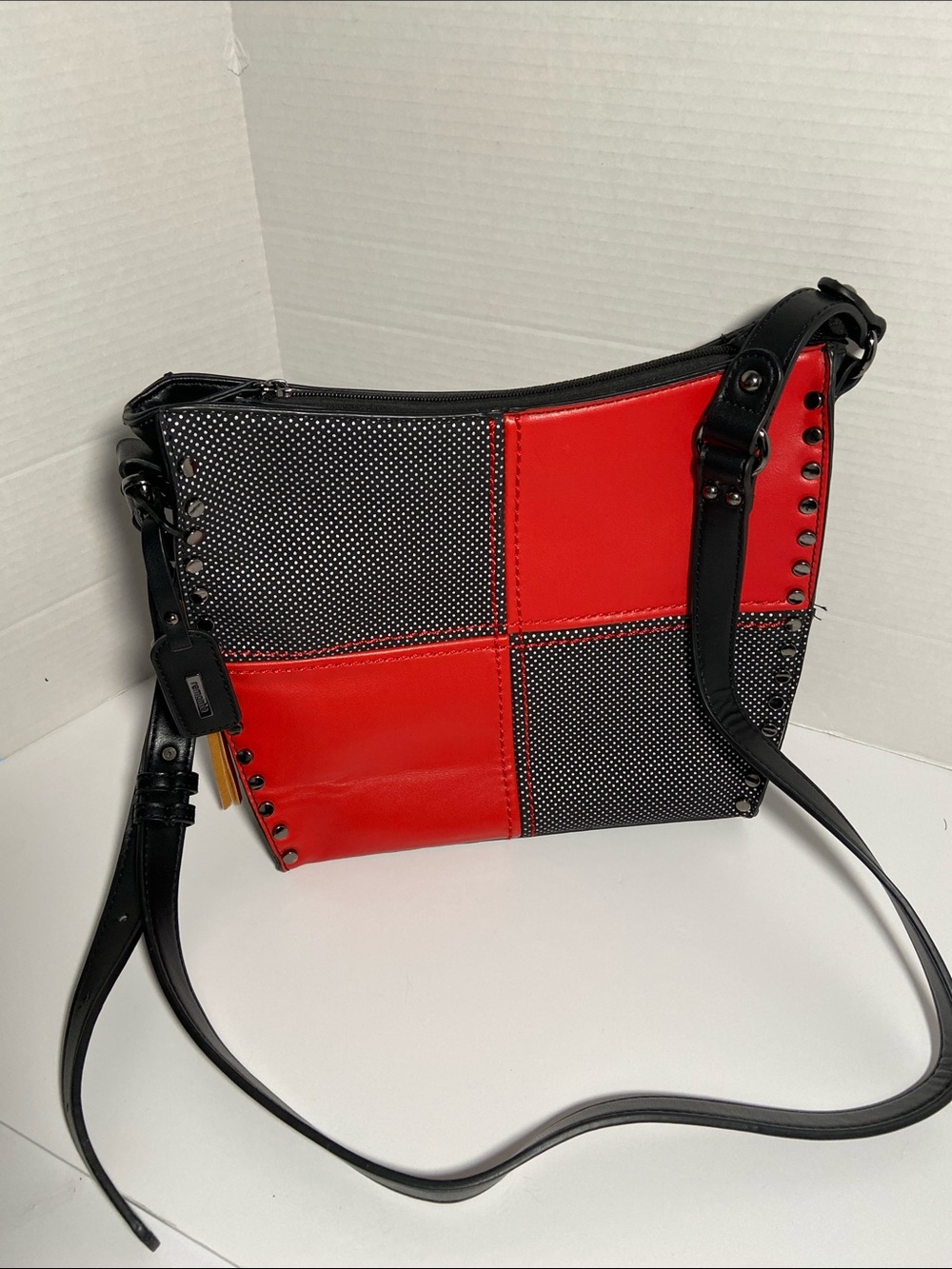 Remonte Colour Block and Studded Crossbody Bag NWOT